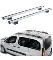 Μπάρες Οροφής Αλουμινίου CRUZ 924-066 Alu Cargo R-148cm Railing System Ασημί 2 Τεμάχια