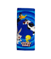 Μαξιλαράκι Ζώνης Ασφαλείας Looney Tunes ''Tweety-Bugs Bunny-Daffy Duck-Sylvester''  Βελούδινο Μπλε 1 Τεμάχιο