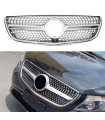 Μάσκα Για Mercedes-Benz V-Class W447 15-19 Diamond Look Ασημί/Χρώμιο 1 Τεμάχιο