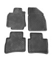 Πατάκια Σκαφάκια 3D Από Λάστιχο Για Nissan Tiida / Versa 2006-2012 "Star Diamond" 4 Τεμάχια Μαύρα