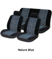 ΚΑΛΥΜΜΑΤΑ ΣΕΤ Α’ ΠΟΙΟΤΗΤΑ VELOUR-JACQUARD 6 ΤΜΧ - Nature Blue