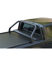 Μαύρο ματ ανοξείδωτο Roll bar δύο σκελών Volkswagen Amarok 2010-2022