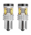 ΛΑΜΠΑΚΙΑ ΜΟΝΟΠΟΛΙΚΑ LED ΛΕΥΚΑ CAN-BUS P21W BA15S 12/24V 24xSMD 3020 ΑMiO - 2 TEM.