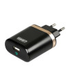 ΦΟΡΤΙΣΤΗΣ ΠΡΙΖΑΣ QUALCOMM QUICK CHARGE GOLD LINE 100/230V - 3000 mA (1 USB)