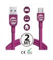 ΚΑΛΩΔΙΟ USB 2 ΣΕ 1 FIFO MICRO USB 213 cm (ΦΟΡΤΙΣΗΣ/ΣΥΓΧΡΟΝΙΣΜΟΥ)