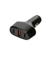 ΦΟΡΤΙΣΤΗΣ ΑΝΑΠΤΗΡΑ 12/24V MAX 40W ΜΕ 1 ΘΥΡΑ USB A & 2 ΘΥΡΕΣ USB C FAST CHARGE ΜΑΥΡΟΣ ROCKET 3 PRO LAMPA - 1 TEM.