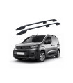 TOYOTA PROACE CITY 2019+ ΠΑΡΑΛΛΗΛΕΣ ΜΠΑΡΕΣ ΟΡΟΦΗΣ ΑΛΟΥΜΙΝΙΟΥ  L1 ΜΑΥΡΕΣ ΟMTEC - 2 TEM.