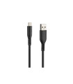 ΚΑΛΩΔΙΟ ΦΟΡΤΙΣΗΣ & ΜΕΤΑΦΟΡΑΣ ΔΕΔΟΜΕΝΩΝ USB A TYPE C 3000mA/18W ΣΙΛΙΚΟΝΗΣ ΜΑΥΡΟ 60cm OPTILINE​ LAMPA - 1 TEM.