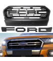 Μάσκα Για Ford Ranger T8 2019+ Wild Trak Με Led Μαύρο Ματ