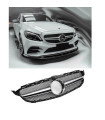 Μάσκα Για Mercedes-Benz C-Class W205 14-18 Amg C63 Look Μαύρο/Χρώμιο 1 Τεμάχιο