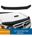 Ανεμοθραύστης / Αντιανεμικό Καπό Για Toyota Hilux 2006-2012 Μαύρο Χρώμα