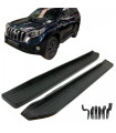 Πλαινά Σκαλοπάτια Για Toyota Land Cruiser Prado FJ150 2010+ Μαύρα 2 Τεμάχια