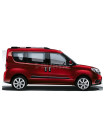 FIAT DOBLO II 2010+ ΧΕΡΟΥΛΙΑ ΠΟΡΤΑΣ ΧΡΩΜΙΟΥ ΜΕΤΑΛΛΙΚΑ S-Dizayn - 4 Τεμ.