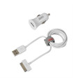 ΚΑΛΩΔΙΟ ΦΟΡΤΙΣΗΣ USB ΓΙΑ APPLE 100cm 30pin + ΑΝΤΑΠΤΟΡΑΣ ΑΝΑΠΤΗΡΑ USB 12/24V