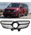 Μάσκα Για Mercedes-Benz Vito W447 20+ Diamond Look Μαύρο/Χρώμιο 1 Τεμάχιο