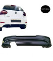 Πισινός Προφυλακτήρας Για VW Golf V (5) 03-08 R32 Look Με Εξατμίσεις Αριστερά Μαύρο Ματ Από Abs Πλαστικό