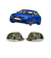 Καπάκια Καθρεφτών Για Audi A3 8P 08-11, A4 B8 08-11, A5 8T 07-11, A6 4F 08-11 (Plastic) Χρωμίου 2 Τεμάχια