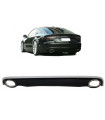 Diffuser Πίσω Προφυλακτήρα Για Audi A7 4G 10-14 RS7 Look Για Απλό Προφυλακτήρα Με Μπούκες Από Abs Πλαστικό