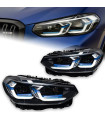 Μπροστινά Φανάρια Set Για Bmw Χ3 G01 / G08 18-22 Led Laser Style Μαύρα Carner