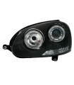 Φανάρια εμπρός angel eyes για Vw Golf 5 , χωρίς λάμπες (Η7) - σετ 2τμχ.