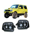 Suzuki Jimny 1998-2018 Εμπρόσθια Φανάρια Led [Angel Eyes]