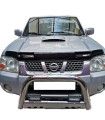 Nissan Navara D22 2001-2011 Ανεμοθραύστης Καπό Μαύρος (Χωρίς Λογότυπο)