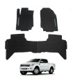 Ford Ranger (T6) 2012-2016 Πατάκια Καουτσούκ Εργοστασιακής Εφαρμογής