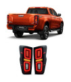 Isuzu D-Max 2019+ Πίσω Φανάρια Led [Square]