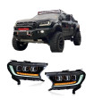 Ford Ranger (T7/T8) 2016+ Εμπρόσθια Φανάρια Led [Bugatti Style]