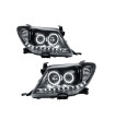 Toyota Hilux (Vigo) 2005-2011 Εμπρόσθια Φανάρια Led [Angel Eyes]