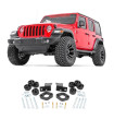 Jeep Wrangler (JL) 2018+ (Body Lift) Αποστάτες Ψηλώματος Καμπίνας 1,25" [Rough Country]