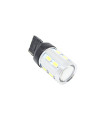 Led λάμπα τύπου Τ20  CANBUS με 16 SMD led και προτζέκτορα 5630 μονού φωτισμού κόκκινη - 1τμχ.