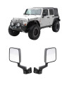 Jeep Wrangler (JK) 2007-2018 Πλαϊνοί Καθρέπτες Μισής Πόρτας Μαύροι [SmittyBilt]