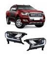 Ford Ranger (T7/T8) 2016+ Εμπρόσθια Φανάρια Led (Hermes)