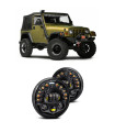 Jeep Wrangler (TJ) 1996-2006 Φώτα Πορείας 7″ Ιντσών Led (Rail)