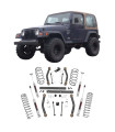 Jeep Wrangler (TJ) 1996-2002 Κιτ Ανάρτησης Ψηλώματος 4" [Rough Country]