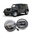 Jeep Wrangler (JK) 2007-2018 Φώτα Πορείας 7" Ιντσών Led (Stars)