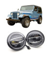 Jeep Wrangler (CJ) 1971-1986 Φώτα Πορείας 7" Ιντσών Led (Stars)