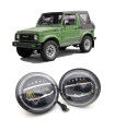 Suzuki Samurai 1981-1998 Φώτα Πορείας 7" Ιντσών Led (Stars)