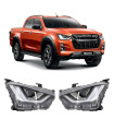 Isuzu D-Max 2019+ Εμπρόσθια Φανάρια LED (Sky)