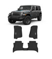 Jeep Wrangler JL 4xe (Hybrid) 2022+ Πατάκια [TPE] Εργοστασιακής Εφαρμογής