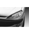 Φρυδάκια φαναριών Peugeot 206 - μαύρα