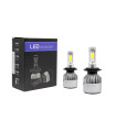 Led λάμπες Η7  για μεσαία ή μεγάλα φώτα S2 7600 lumen , 36 Watt - COB 6000K - 2τμχ.