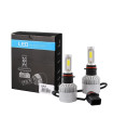 P13W LED SET C6 9-32V 6.500K 10.000lm 4 X 10W ΛΑΜΠΑ ΜΕ COB EPISTAR 1021 LED ΚΑΙ ΑΝΕΜΙΣΤΗΡΑΚΙ M-TECH - 2 ΤΕΜ.