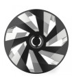 ΤΑΣΙ 15" HUBCAP VECTOR RC SILVER BLACK AMIO- ΣΕΤ 4 ΤΕΜ. ΣΕ ΚΟΥΤΙ