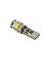 Λάμπα W5W 5xSMD 5050 με CAN-BUS 12V Λευκή 2τεμ.