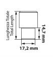 Μπουλόνια Ασφαλείας 12x1,25 15/35mm (21) ίσια J020