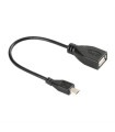 Αντάπτορας USB 12V με θύρα  5V USB σε MICRO USB με καλώδιο 20cm