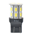 T20 12V W21W W3x16d LED 21xSMD5630 6W PREMIUM ΛΕΥΚΟ 1ΤΕΜ.