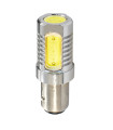 P21/5W 12V BAY15d LED 4xHP 1,5W PREMIUM ΛΕΥΚΟ (ΔΙΠΟΛΙΚΟ) BLISTER 1 ΤΕΜ.